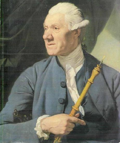 Johann Zoffany The Oboe Player oil painting image